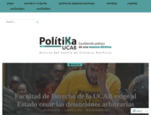 Tablet Screenshot of politikaucab.net